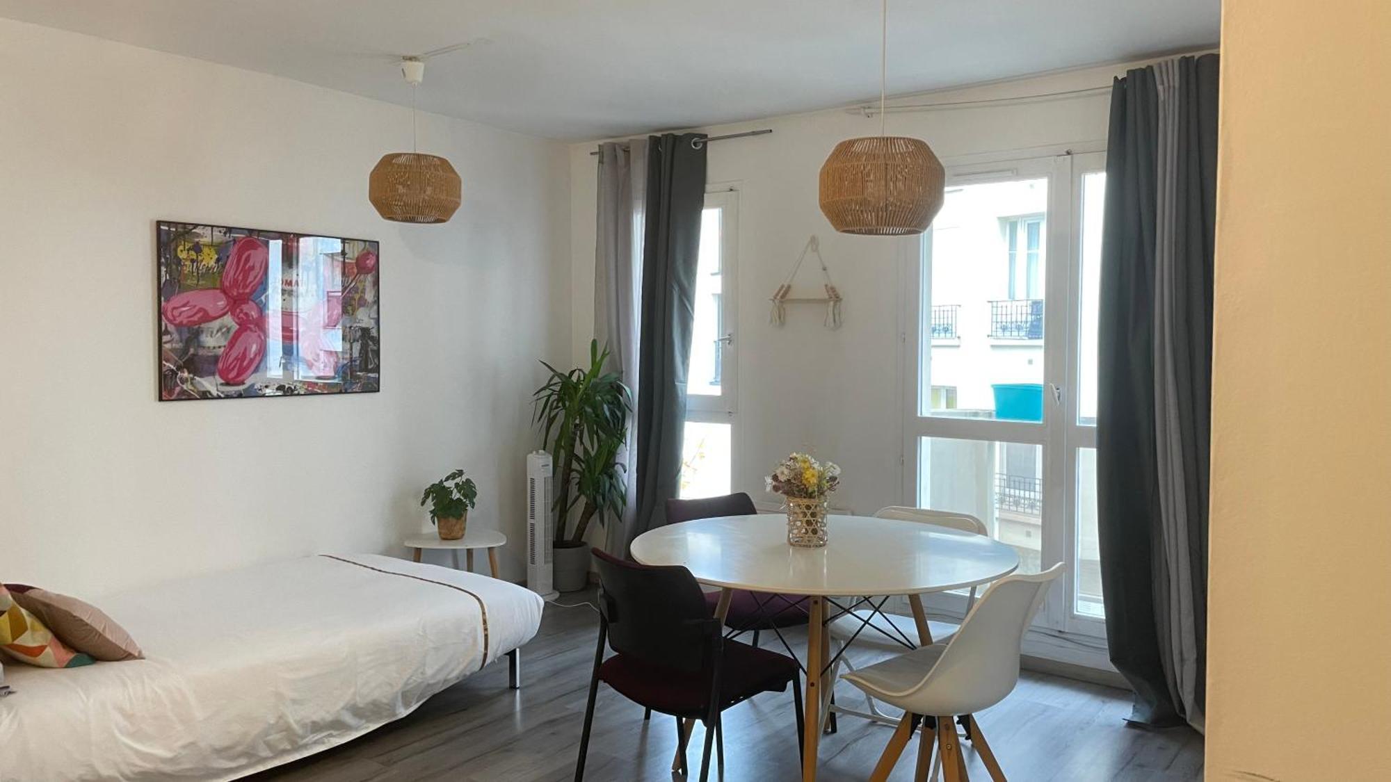 Apartament Le Pinky Bird - Paris 19 Zewnętrze zdjęcie